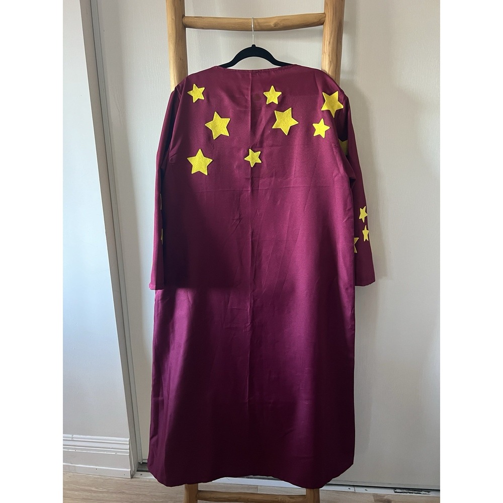 Star Wizard Hooded Robe Costume for couples HANDMADE, Polyester, Size S and L - Picture 10 of 10
